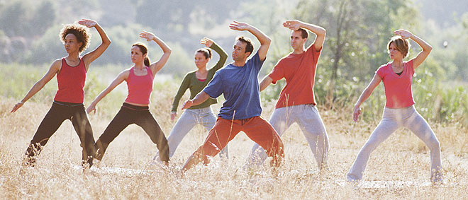 As mulheres que praticam o Tai Chi Chuan